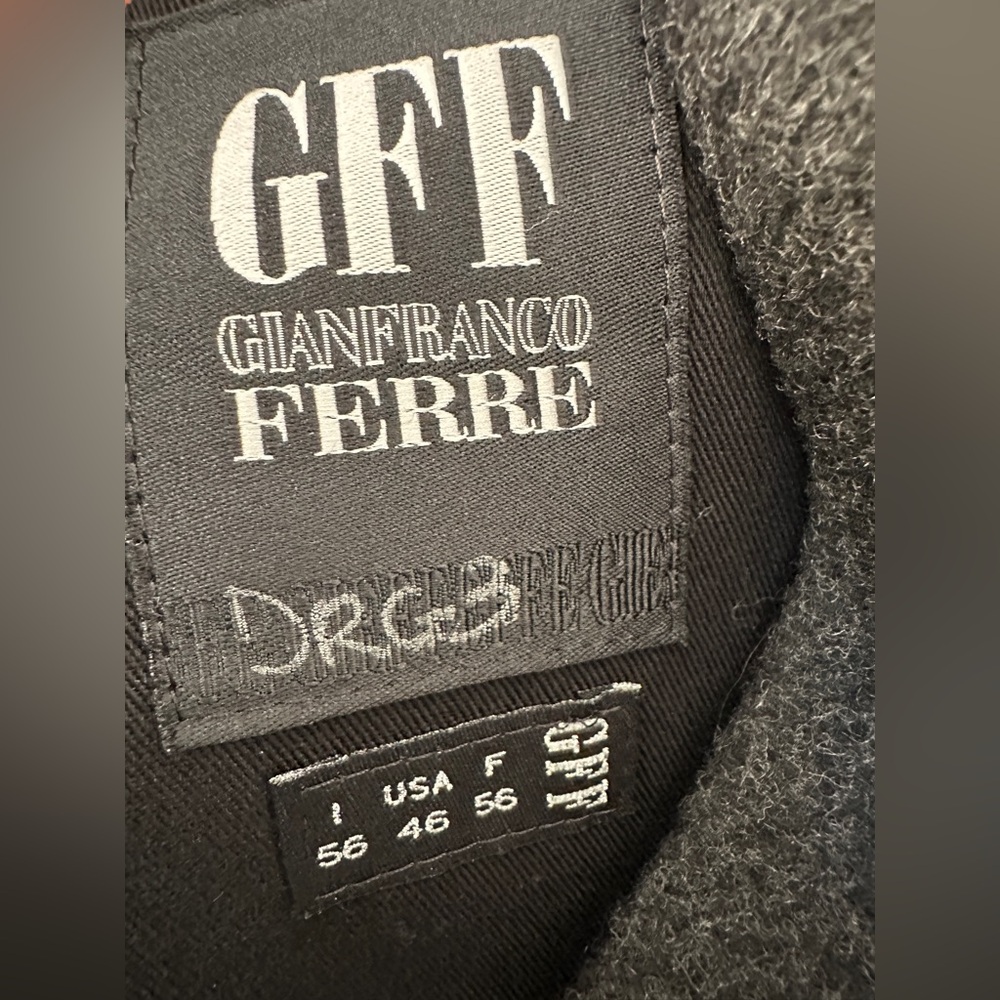 GIANFRANCO FERRE 100% virgin wok Men’s coat size Large US 46 - Picture 14 of 15
